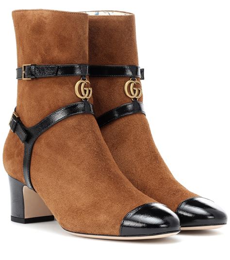 gucci embellished suede ankle boots|Gucci waterproof boots.